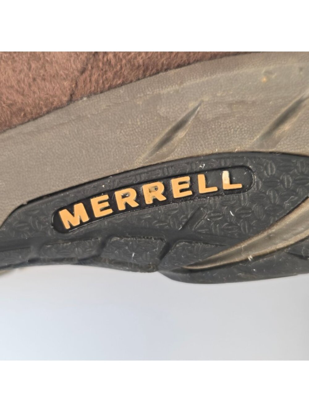 Merrell Encore Ice Suede Slip On w/ Faux Fur Lining Taupe Size 9.5 - Picture 10 of 14